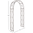 Safavieh Atticus Iron Archway in Brown
