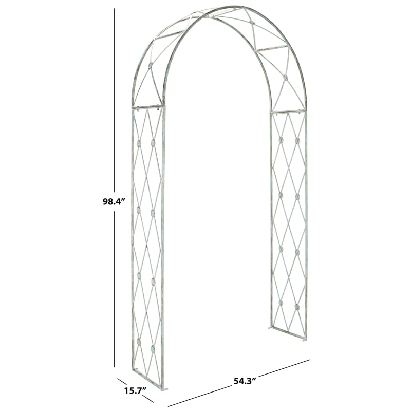 Safavieh Atticus Iron Archway in Green