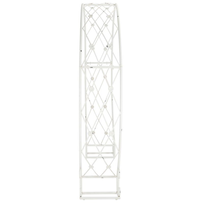 Safavieh Mizell Moon Iron Gateway in White