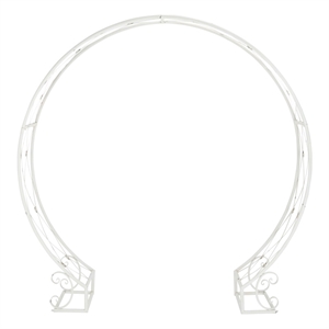 Safavieh Mizell Moon Iron Gateway in White