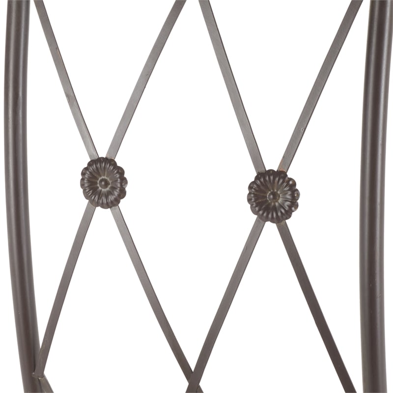 Safavieh Mizell Moon Iron Gateway in Brown