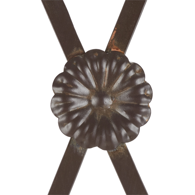 Safavieh Mizell Moon Iron Gateway in Brown