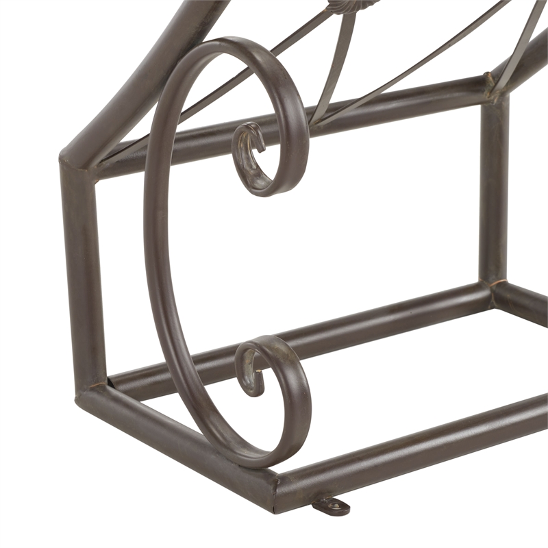 Safavieh Mizell Moon Iron Gateway in Brown