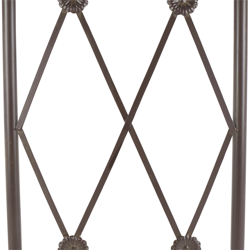 Safavieh Mizell Moon Iron Gateway in Brown