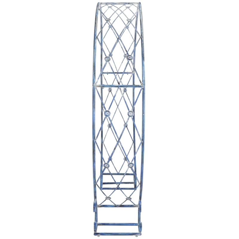 Safavieh Mizell Moon Iron Gateway in Blue