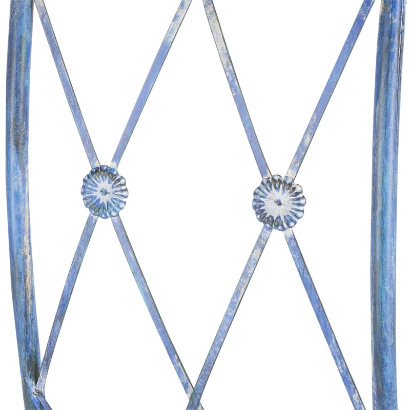Safavieh Mizell Moon Iron Gateway in Blue