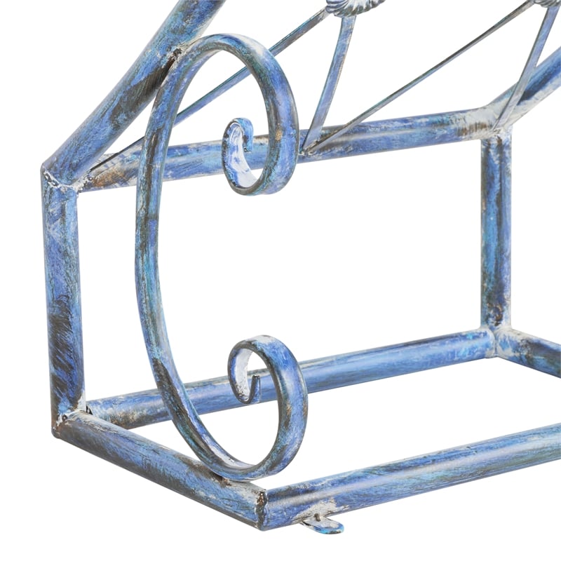 Safavieh Mizell Moon Iron Gateway in Blue