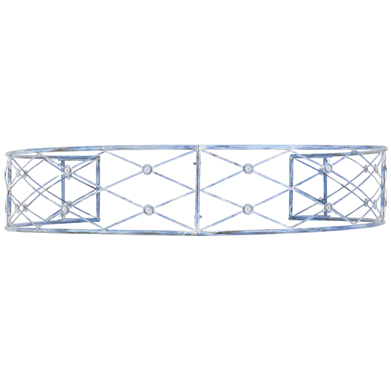 Safavieh Mizell Moon Iron Gateway in Blue