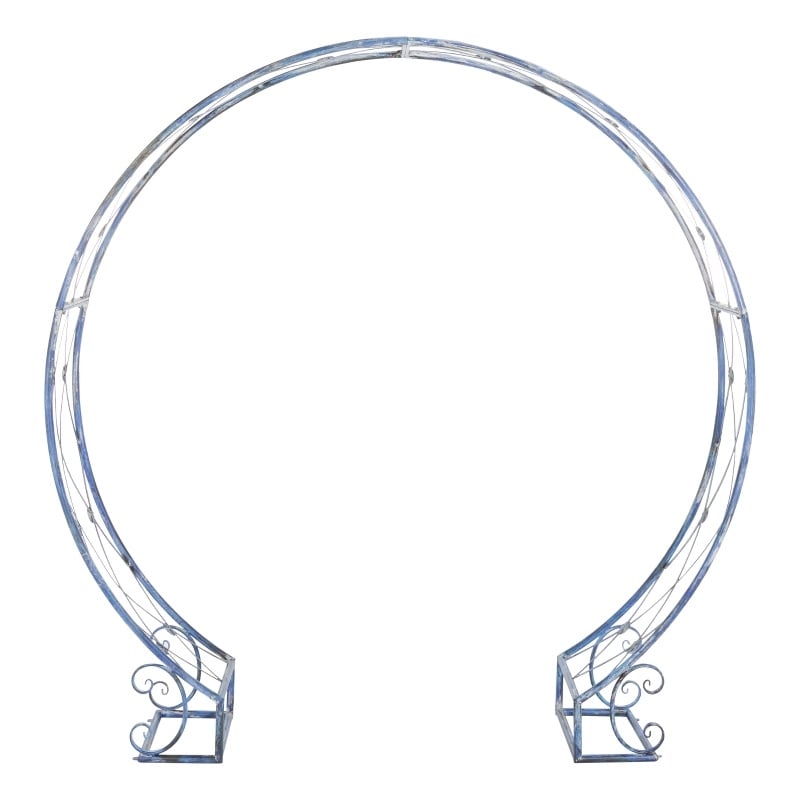 Safavieh Mizell Moon Iron Gateway in Blue