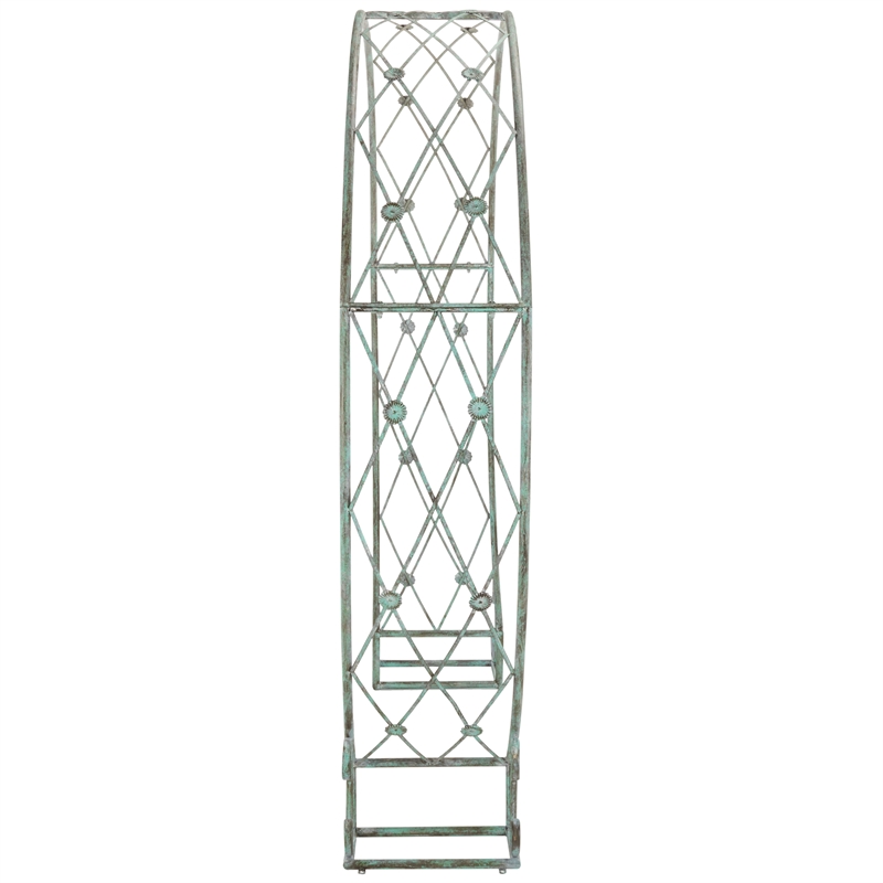 Safavieh Mizell Moon Iron Gateway in Green