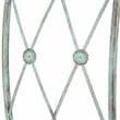 Safavieh Mizell Moon Iron Gateway in Green