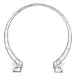 Safavieh Mizell Moon Iron Gateway in Green