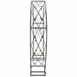 Safavieh Mizell Moon Iron Gateway in Black / Rust