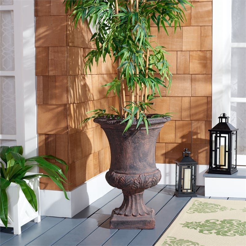 Safavieh Paven Planter in Brown