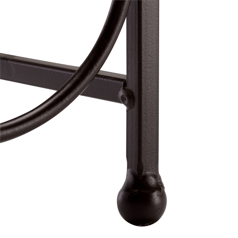 Safavieh Floyd 4 Wine Iron Bottle Holder in Brown