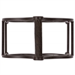 Safavieh Floyd 4 Wine Iron Bottle Holder in Brown