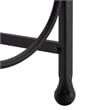 Safavieh Floyd 4 Wine Iron Bottle Holder in Black