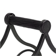 Safavieh Floyd 4 Wine Iron Bottle Holder in Black