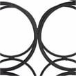 Safavieh Floyd 6 Wine Iron Bottle Holder in Black
