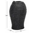 Safavieh Damian Planter Pot  in Black
