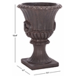 Safavieh Arden Planter Pot in Brown
