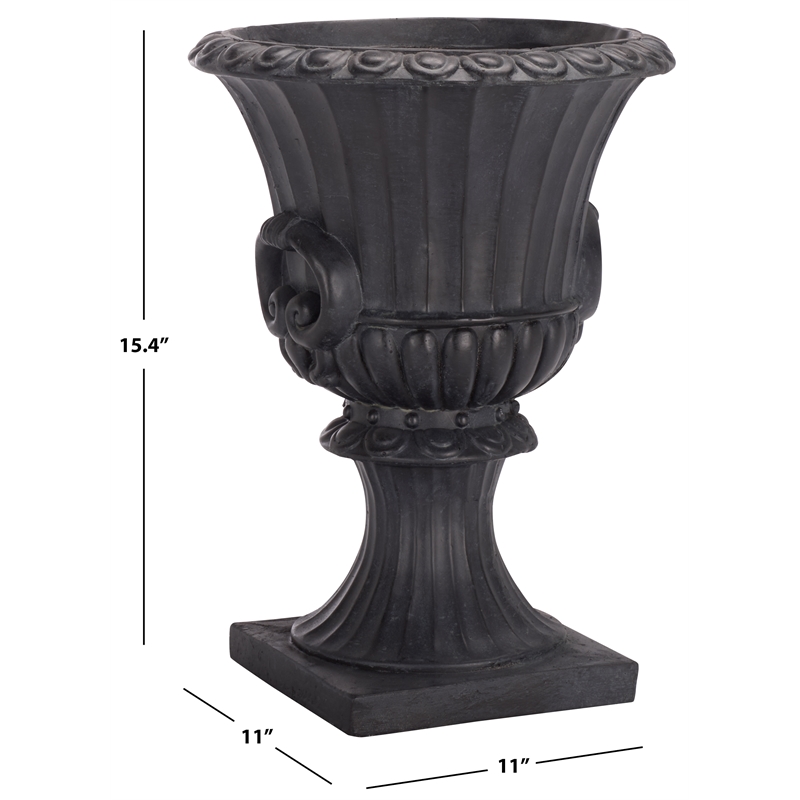 Safavieh Arden Planter Pot  in Black
