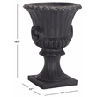 Safavieh Arden Planter Pot  in Black
