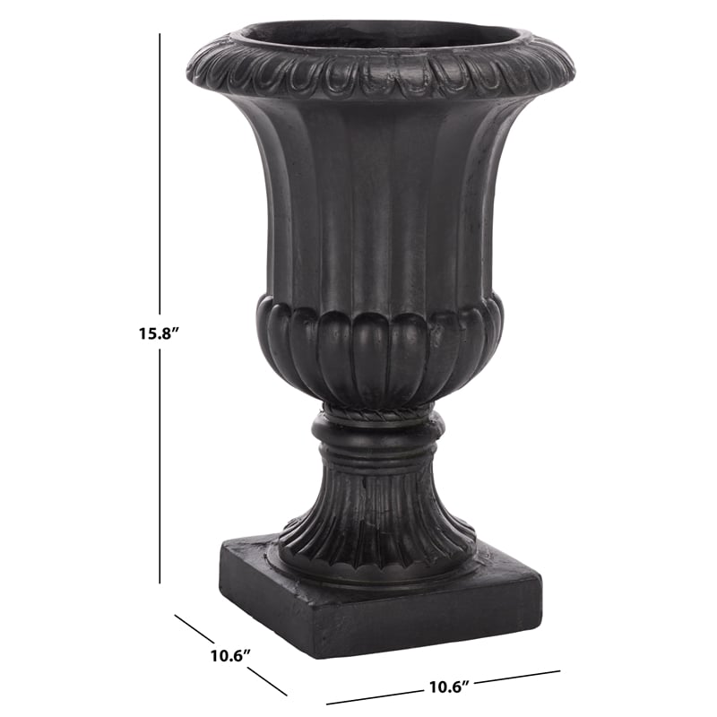 Safavieh Durham Planter Pot  in Black