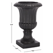Safavieh Durham Planter Pot  in Black