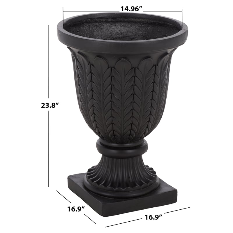Safavieh Apollo Planter Pot  in Black