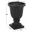Safavieh Apollo Planter Pot  in Black