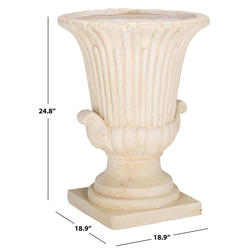 Safavieh Atlas Planter Pot in Off White