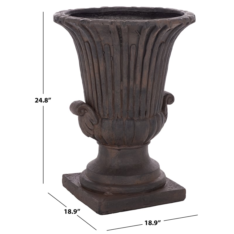 Safavieh Atlas Planter Pot in Brown