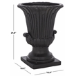 Safavieh Atlas Planter Pot  in Black
