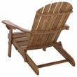 Safavieh Eden Wood Adirondack Chair in Teak