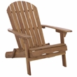 Safavieh Eden Wood Adirondack Chair in Teak