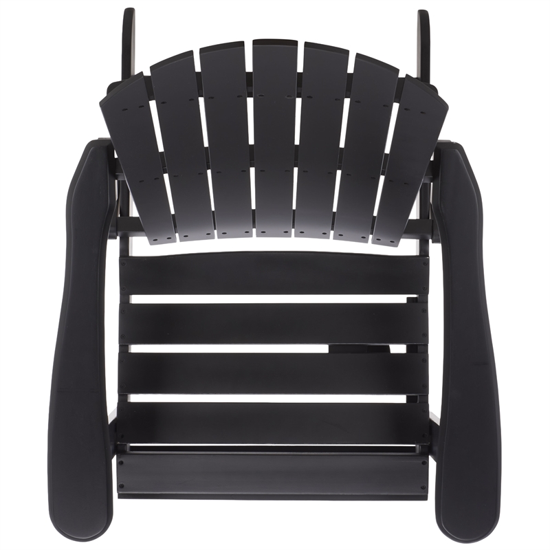 Safavieh Eden Wood Adirondack Chair  in Black