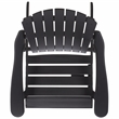 Safavieh Eden Wood Adirondack Chair  in Black