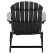 Safavieh Eden Wood Adirondack Chair  in Black