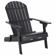 Safavieh Eden Wood Adirondack Chair  in Black