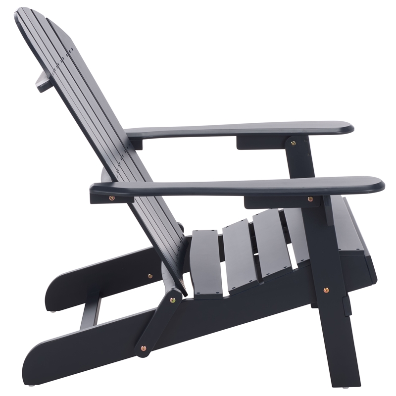 Safavieh Eden Wood Adirondack Chair in Blue