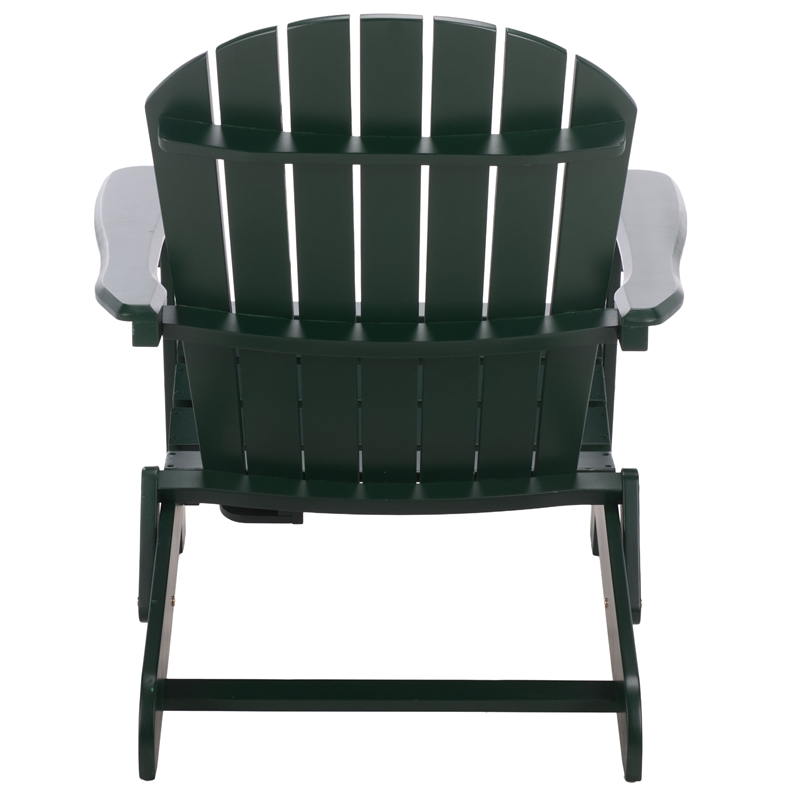 Safavieh Eden Wood Adirondack Chair in Green