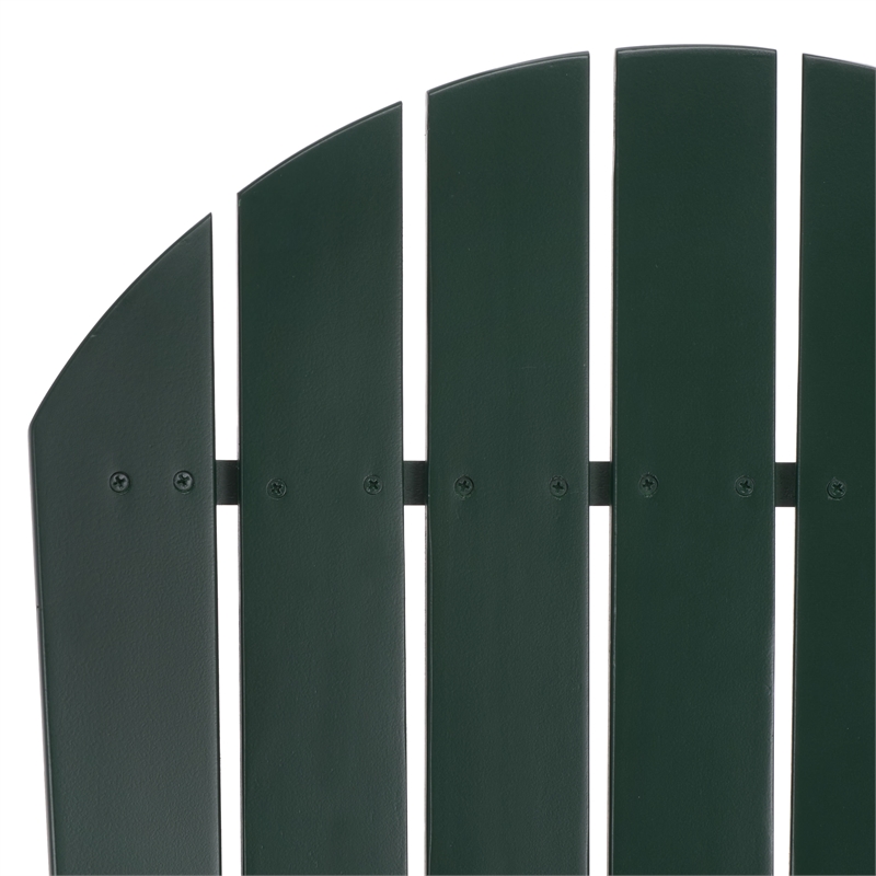 Safavieh Eden Wood Adirondack Chair in Green