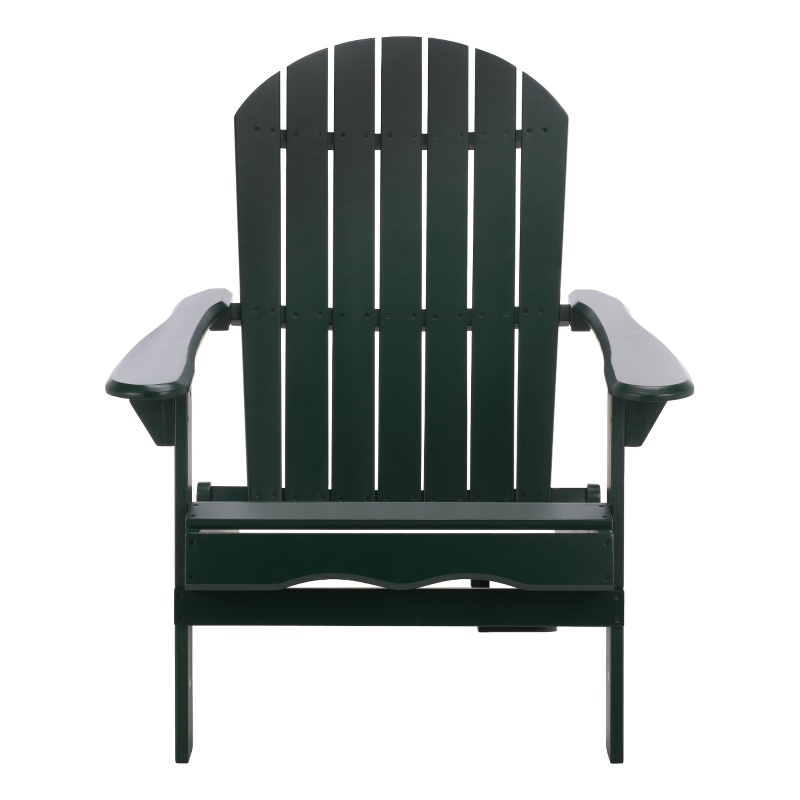 Safavieh Eden Wood Adirondack Chair in Green