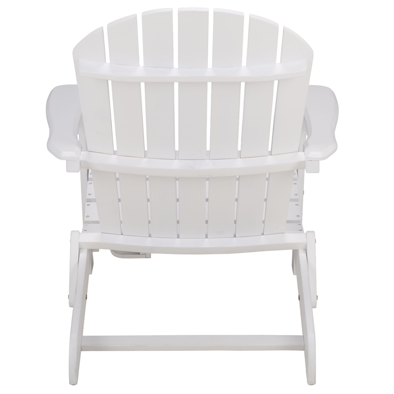 Safavieh Eden Wood Adirondack Chair in White