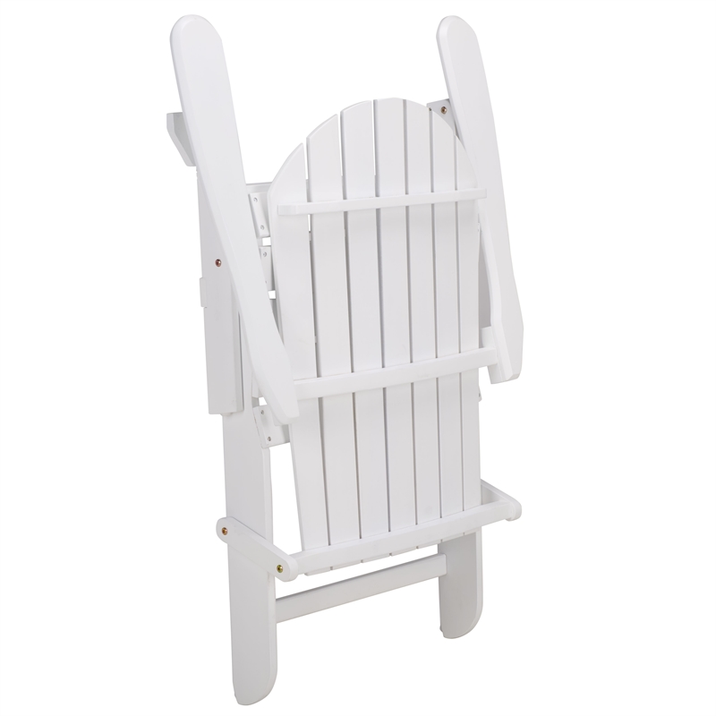 Safavieh Eden Wood Adirondack Chair in White