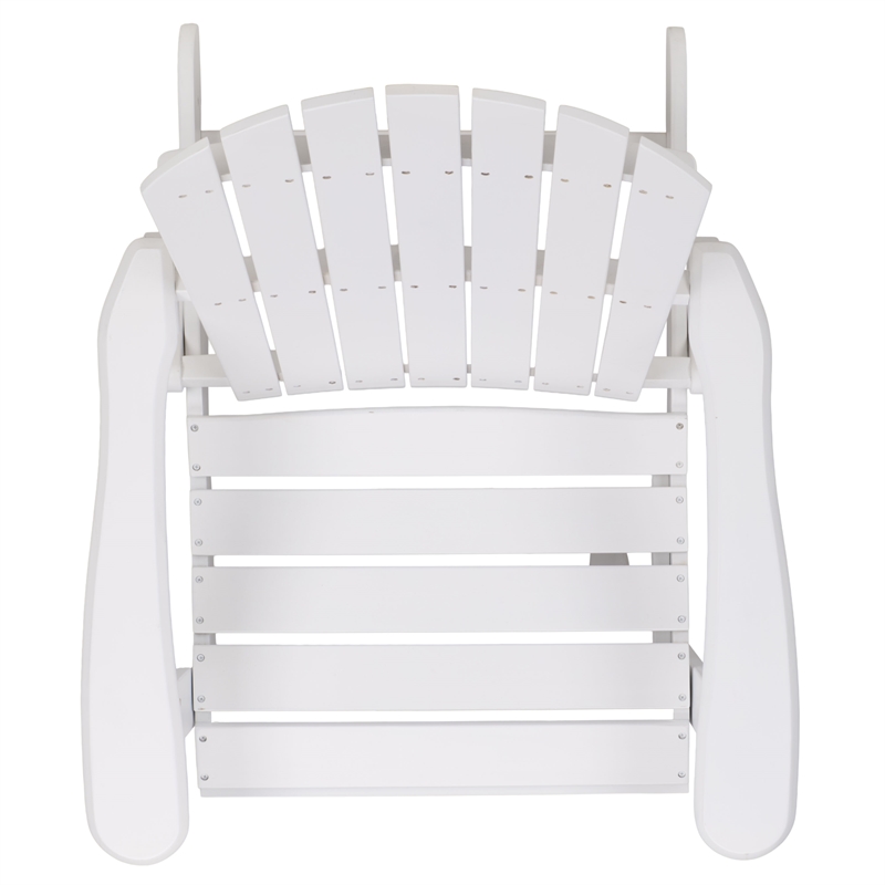 Safavieh Eden Wood Adirondack Chair in White