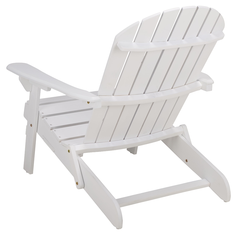 Safavieh Eden Wood Adirondack Chair in White
