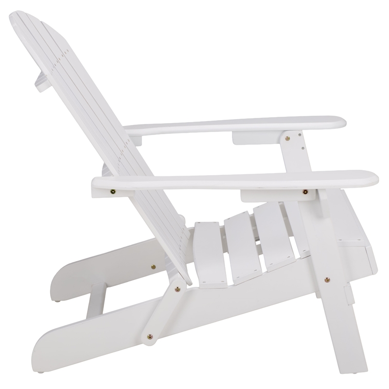 Safavieh Eden Wood Adirondack Chair in White