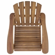 Safavieh Stowe Adirondack Wood Rocking Chair  in Teak